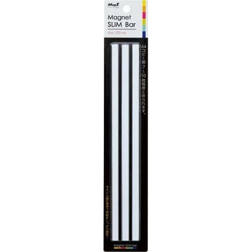 マグネットスリムバー　白　３本入画像