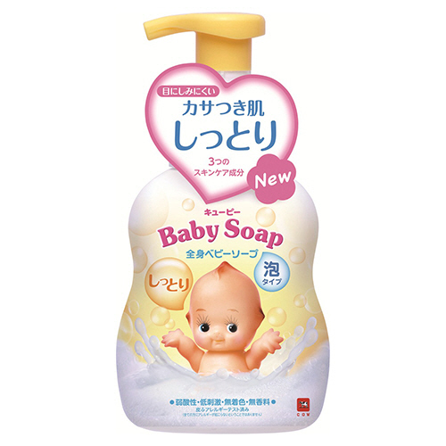 ｷｭｰﾋﾟｰ しっとり全身ﾍﾞﾋﾞｰｿｰﾌﾟ 泡ﾀｲﾌﾟ ﾎﾟﾝﾌﾟ付 400ml 1本画像