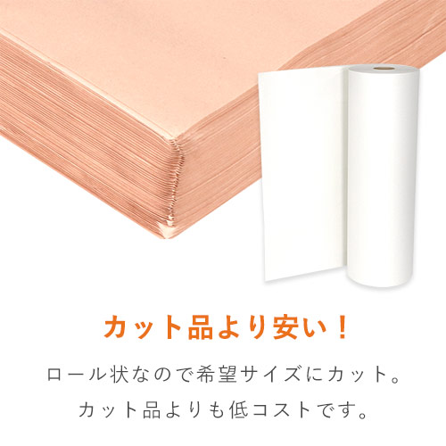 使用量がわかりやすい！ミシン目入りのボーガスペーパー緩衝材