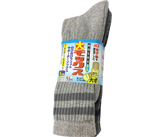 大モックス　先丸ソックス　4足組画像