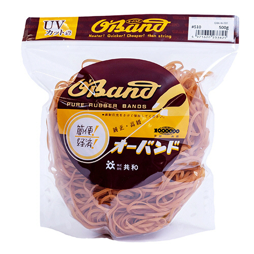 ｵｰﾊﾞﾝﾄﾞ #510 内径127mm 500g入 透明袋 1袋画像