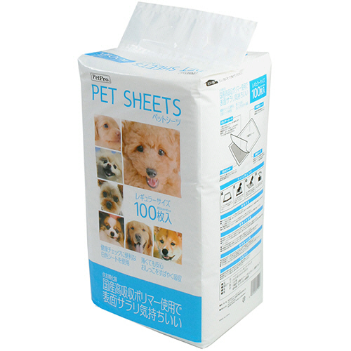 PetPro ﾍﾟｯﾄｼｰﾂ ﾚｷﾞｭﾗｰ 1ﾊﾟｯｸ(100枚)画像