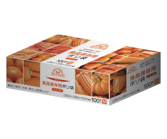 スマートキッチン保存袋 M 箱入り100枚画像