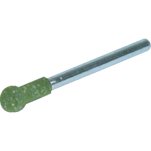 ｺﾞﾑ軸付砥石 球型 Φ10×軸3 120# 1ﾊﾟｯｸ(10本)画像