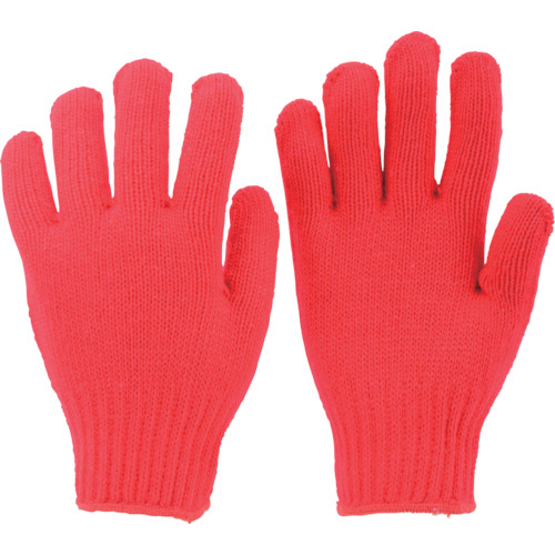 ｶﾗｰﾅｲﾛﾝ軍手 赤 1双画像