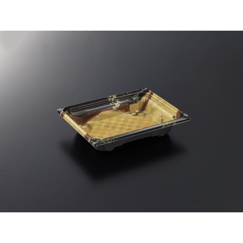 中央化学 どんぶり容器 CT 活膳 19-15 輝味G-BK 本体画像