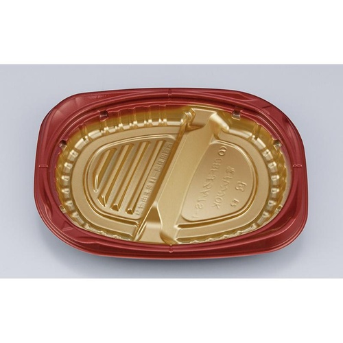 シーピー化成 弁当容器 CBFまろん7S-1 GR 本体画像