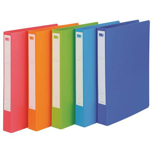 ﾘﾝｸﾞﾌｧｲﾙ e.s. A4ﾀﾃ 2穴 200枚収容 背幅36mm ｽｶｲﾌﾞﾙｰ 1冊画像