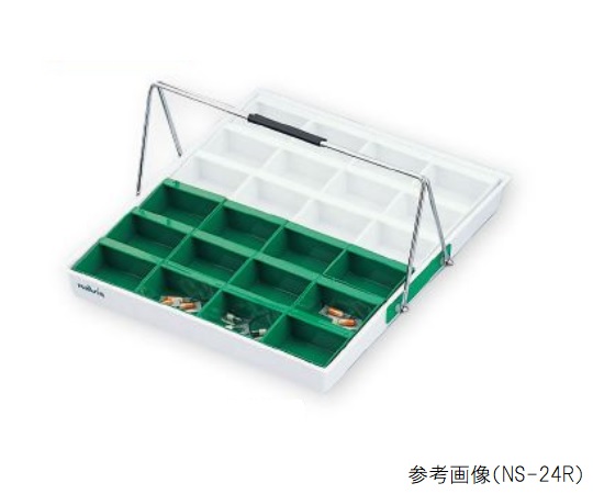 散薬用トレー 24人用 緑･白･赤･黄 (NSケースタイプ)画像