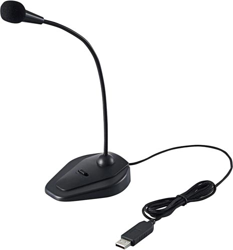 ＵＳＢ　スタンドマイク　ＨＳ－ＭＣ０５ＵＢＫ画像