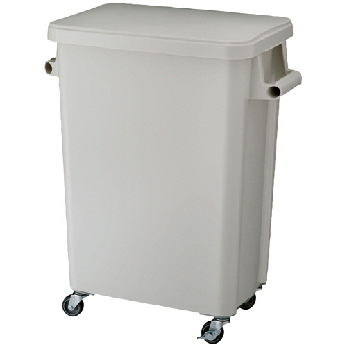 厨房用ｷｬｽﾀｰﾍﾟｰﾙ 排水栓付 70L ｸﾞﾚｰ 1台画像