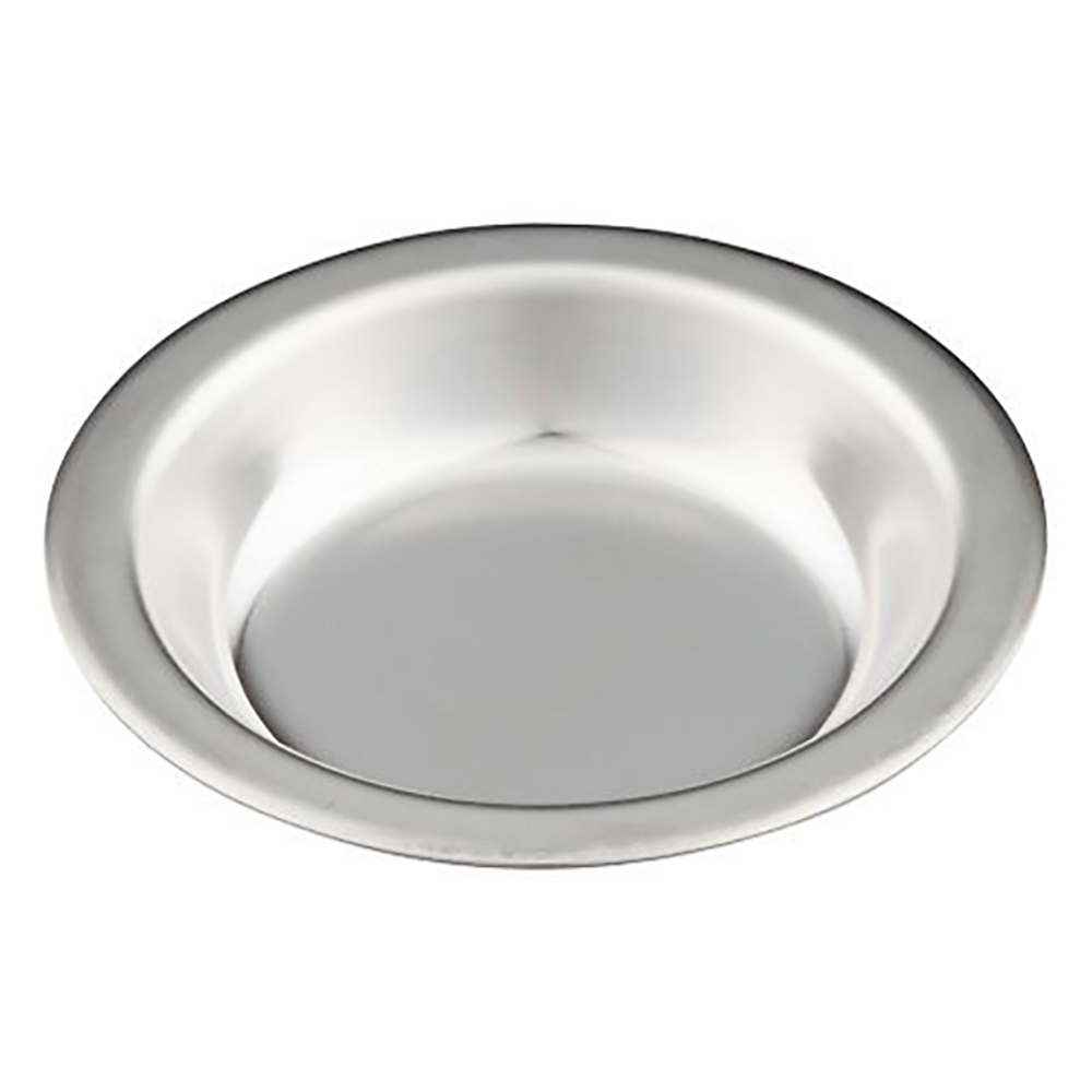 ステン丸皿　フラットエッジ　80mm