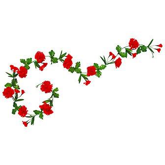 カーネーションローコストガーランド画像