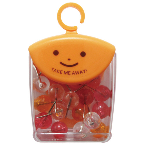 ﾂﾚﾃｯﾃ ﾏｯﾌﾟﾋﾟﾝ Φ10×針長10mm Cﾌﾙｰﾂｶﾗｰ3色ｱｿｰﾄ 1ｾｯﾄ(100本:20本×5ｹｰｽ)画像