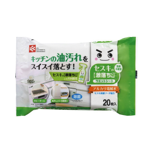 セスキの激落ちシート　キッチン用　２０枚　４Ｐ×４