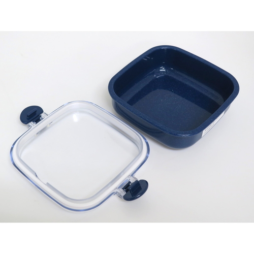 お弁当箱 保存容器 PSS-1 透明な容器が立てられ、色とりどりの食材が詰め込まれた様子