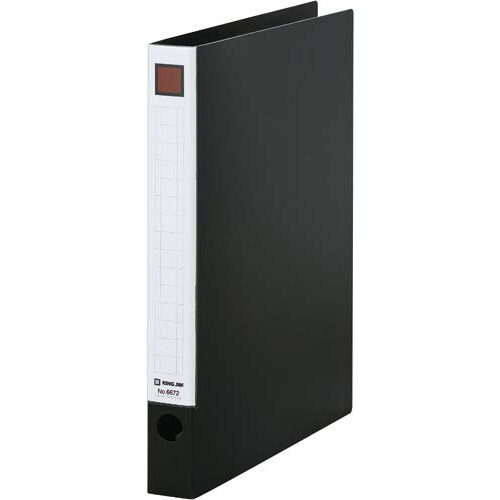 レバーリングファイル背幅３３ｍｍ　Ａ４縦　黒×１０画像