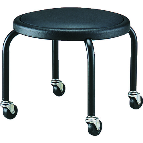 ＴＲＵＳＣＯ　作業用チェア　Φ３６０ＸＨ３３０　キャスター付画像