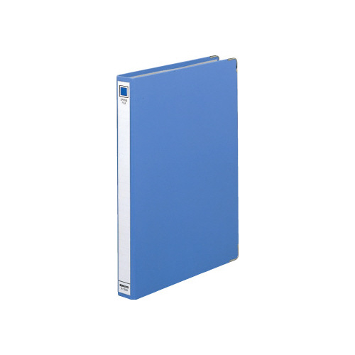 スプリングファイル　Ａ４縦　２穴　青　１冊画像