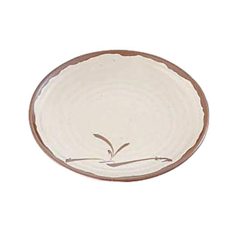 メラミン食器 織部 OB-12 丸皿(大) エンテック画像