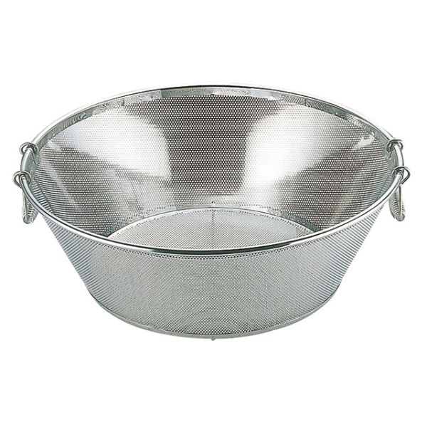 ザル UK 揚げザル・平底55cm 【2.2φ】 YUKIWA画像