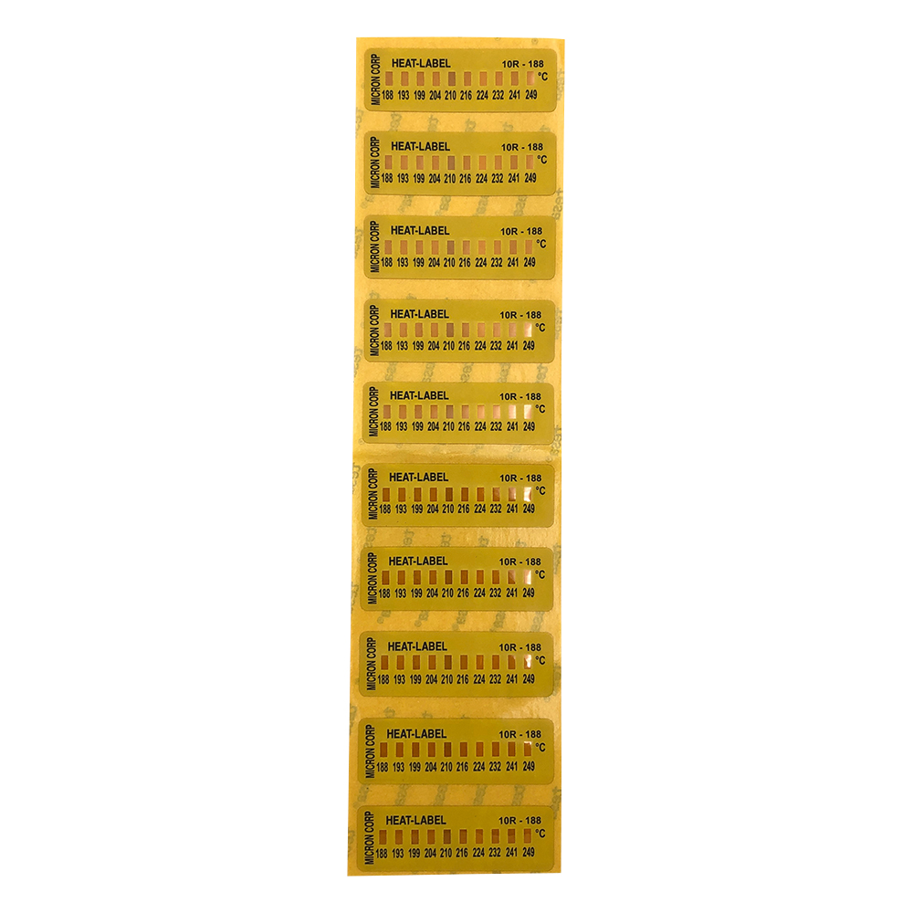ヒートラベル（不可逆性）10点表示 1箱（10枚入）画像
