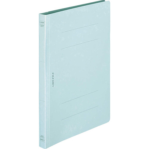 ﾌﾗｯﾄﾌｧｲﾙ(環境) 樹脂押え具 B5ﾀﾃ 150枚収容 背幅18mm 水 1ｾｯﾄ(10冊)画像