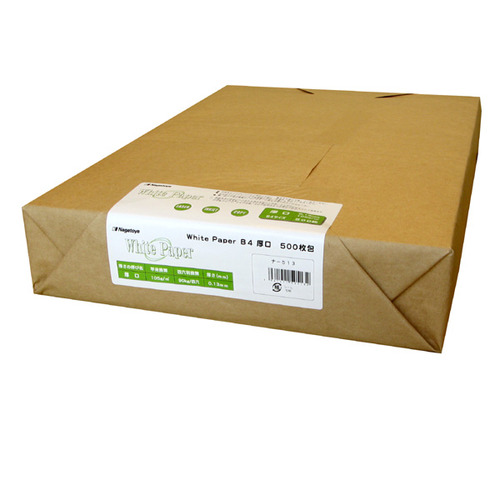 ﾎﾜｲﾄﾍﾟｰﾊﾟｰ B4 厚口 90kg 1冊(500枚)画像