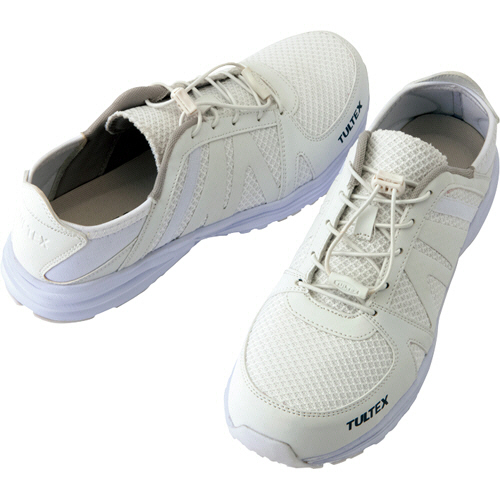 TULTEX(ﾀﾙﾃｯｸｽ) 軽量ｾｰﾌﾃｨｼｭｰｽﾞ 踵踏み(男女兼用) ﾎﾜｲﾄ 27.0cm 1足画像