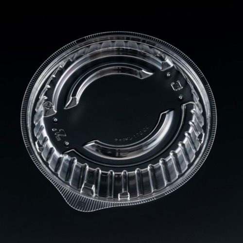テイク丼 170 OC [バラ販売] 透明な容器に盛り付けられたネバネバした具材が並ぶ様子