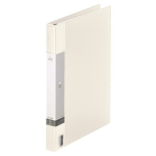 ﾘｸｴｽﾄ ｸﾘﾔｰﾌﾞｯｸ(ﾎﾟｹｯﾄ交換ﾀｲﾌﾟ) A4ﾀﾃ 30穴 15ﾎﾟｹｯﾄ付属 背幅25mm 白 1冊画像