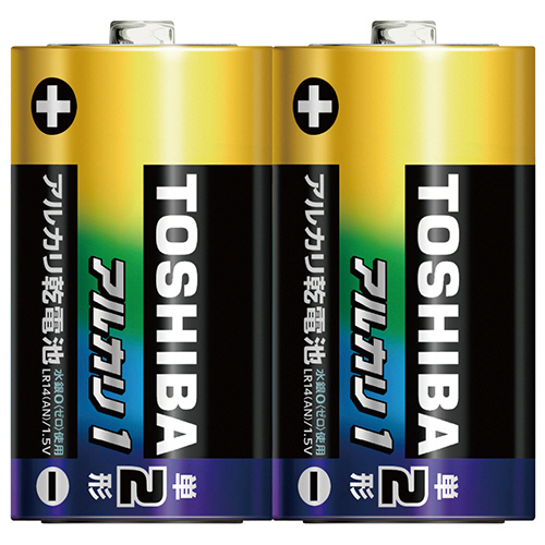 ｱﾙｶﾘ乾電池 ｱﾙｶﾘ1 単2形 1ﾊﾟｯｸ(2本)画像