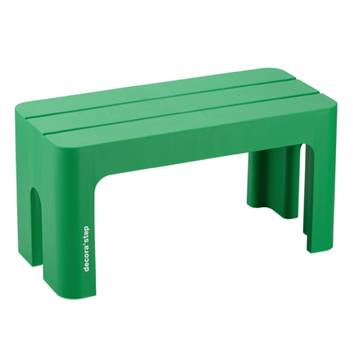 ステップ 台 踏み台 squ＋ デコラステップ トール L 幅59cm 高さ30cm グリーン画像