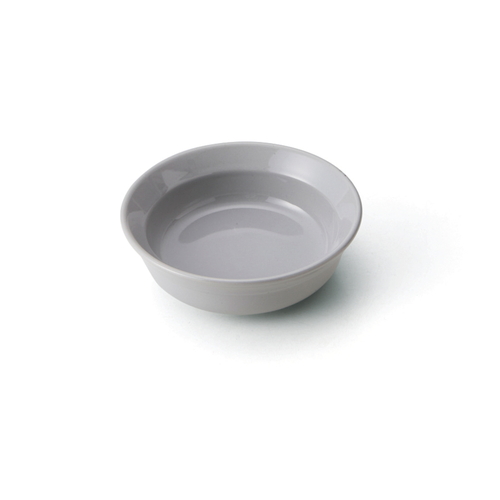 犬用　食器　ボウル　ダブルセット　グレー/ピンク　AppeTIT　DOG　ROUND　S　230ml　イヌ　食器台 淡いグレーとピンクの二色が調和した食器が並んでいる状態