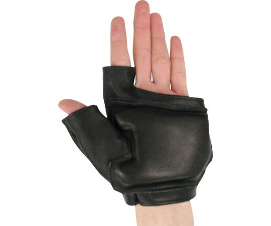 防振パッド　左専用 防振パッドが左側から見える、黒いゴム製のテクスチャが際立つ状態