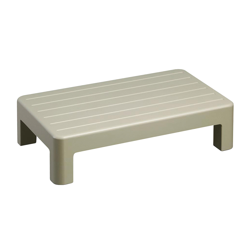 プラスチック踏み台　大型　ベージュ　550mm×340mm×140mm画像