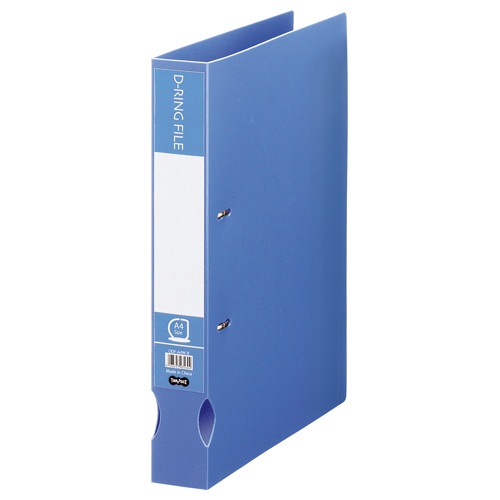 Dﾘﾝｸﾞﾌｧｲﾙ A4ﾀﾃ 2穴 300枚収容 30mmとじ 背幅43mm ﾌﾞﾙｰ 1冊画像