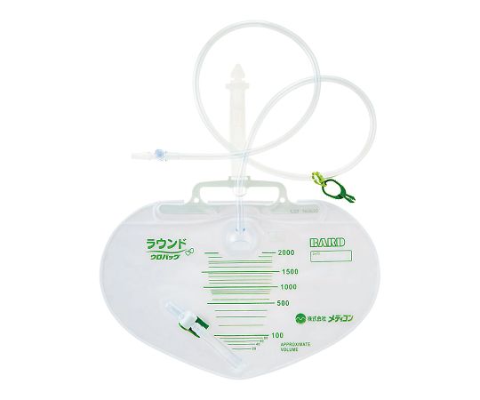 閉鎖式採尿バッグ（ラウンドウロバッグ）　EOG滅菌済　2000mL　10個入