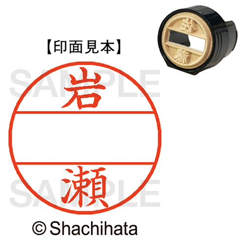 ﾃﾞｰﾀｰﾈｰﾑEX15号 ﾏｽﾀｰ部(印面) 既製 岩瀬 1個画像