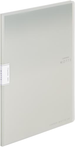 クリヤーブックモッテＡ４縦　１０Ｐグレー　１０冊画像