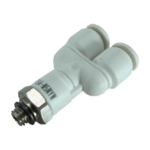 ﾀｯﾁｺﾈｸﾀｰﾌｧｲﾌﾞ ﾒｲﾙﾌﾞﾗﾝﾁﾜｲ(ﾎﾜｲﾄﾎﾞﾃﾞｨｰ)4mm･M5×0.8 1個画像