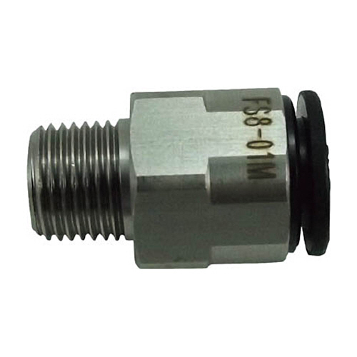 ﾀｯﾁｺﾈｸﾀｰﾌｧｲﾌﾞ ﾒｲﾙｺﾈｸﾀｰ 8mm･R1/8 1個画像