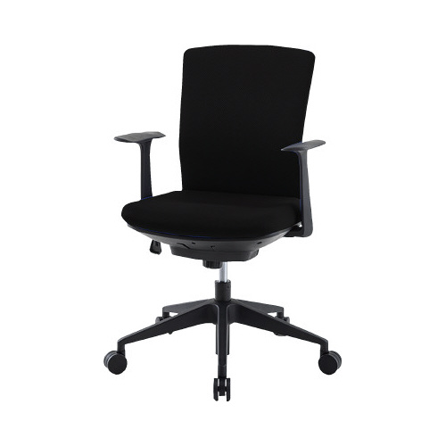 シンフォート　ファブリック　ブラック肘付画像