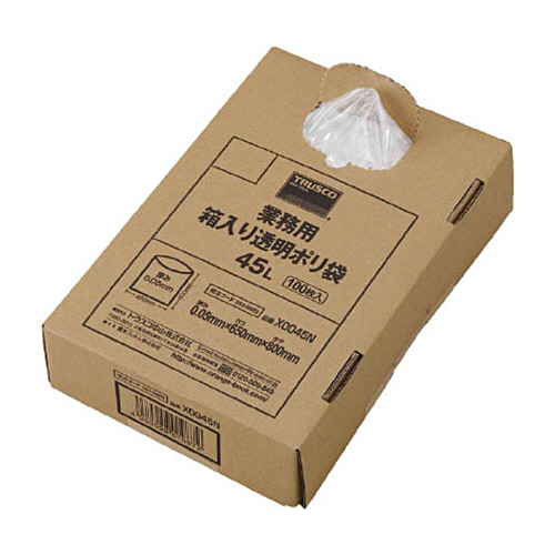 業務用ﾎﾟﾘ袋 透明･箱入り 0.05X120L 1箱(100枚)画像