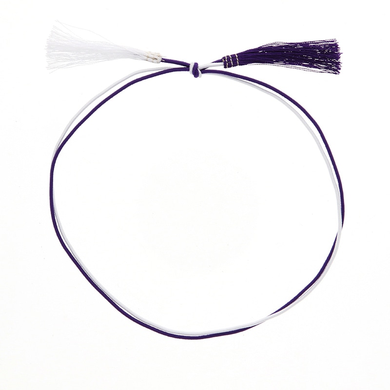 細二重ゴム房　特中　４０ｃｍ折径１７ｃｍ紫白画像