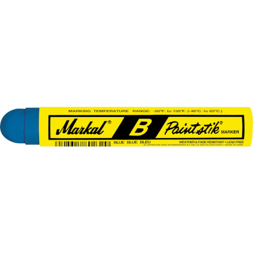 Markal　工業用マーカー　ペイントスティック　B　青　1本画像