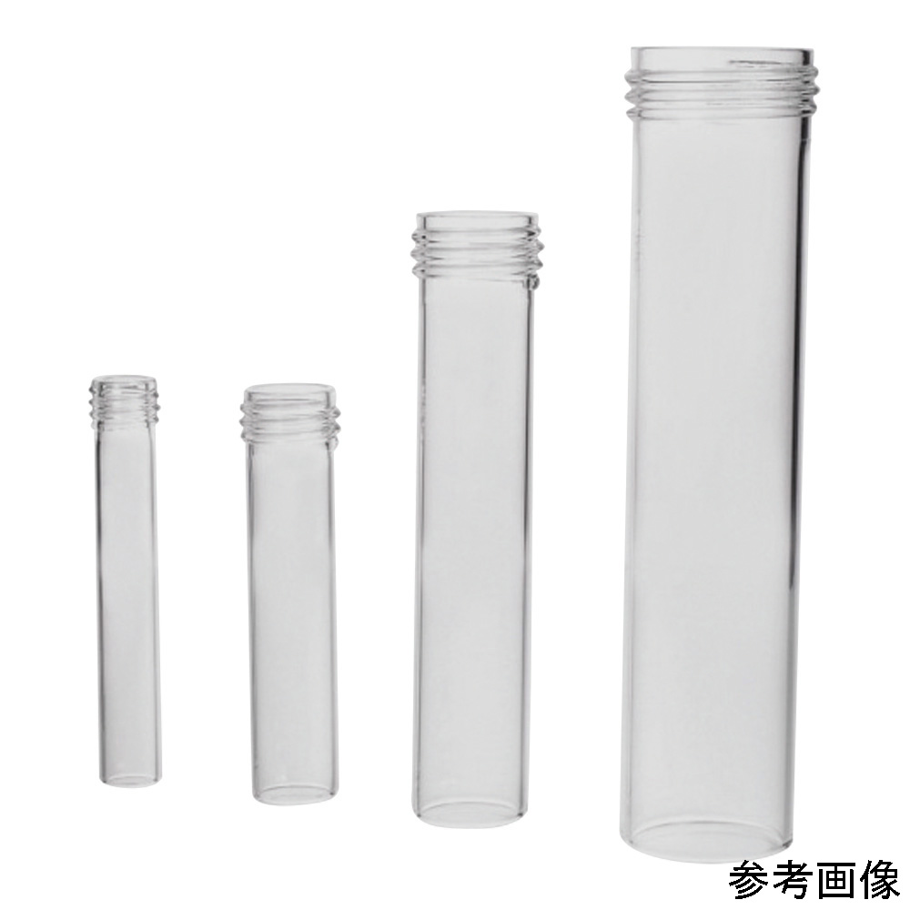 ネジ口ガラス管 φ12×100mm 肉厚1.5mm画像
