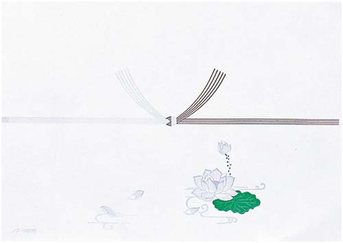 仏のし紙　Ａ５　１４８×２１０ｍｍ　１００枚入画像