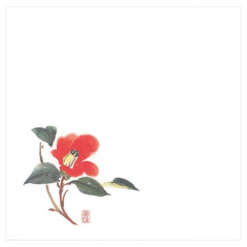 食品シート M30-219 耐油懐敷 18角 椿 100枚入 マイン画像