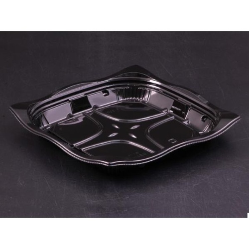 リスパック 冷麺容器 クリーンカップ レフィノ19-30B 黒 本体画像